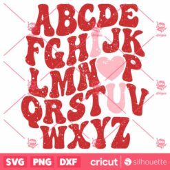 Abc I Love You SVG, Valentine Day SVG, Valentine SVG, Self Love SVG, Hello Valentine SVG, Heart SVG, Love SVG