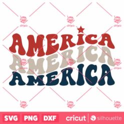 America America America SVG 4th Of July Patriotic SVG