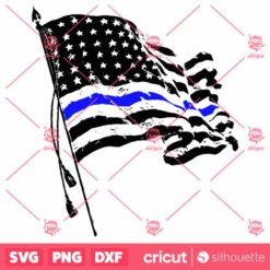 American Flag SVG Police Flag SVG