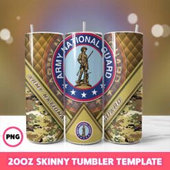 Army National Guard Tumbler Wrap, 20oz Tumbler Wrap