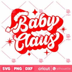 Baby Claus SVG Retro Kids Christmas SVG