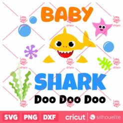 Baby Shark SVG,Baby Shark Cricut SVG,Baby Shark Clipart,Baby Shark SVG For Cricut