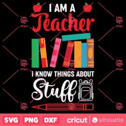 Back To School Im A Teacher School Teach Quote SVG