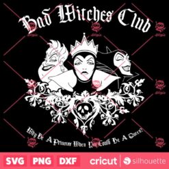 Bad Witches Club SVG Halloween SVG