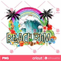 Beach Bum PNG Sublimation Hello Summer Sublimation