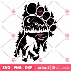 Big Foot Wild Monster SVG Adventure SVG