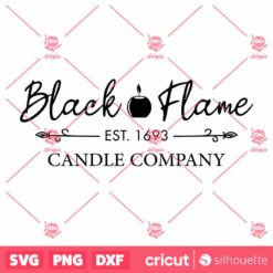 Black Flame Candle Company Halloween SVG Horror SVG