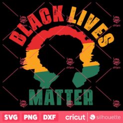 Black Lives Matter SVG Juneteenth Design Black Girl SVG