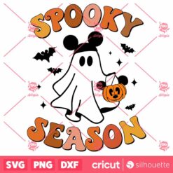 Boo Spooky Season SVG Trick Or Treat SVG