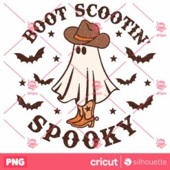 Boot Scootin Spooky Sublimation PNG Boot Scoot Spooky PNG