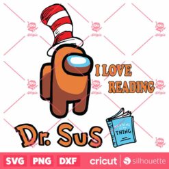 Brown Dr Sus SVG Digital File Dr Seuss Among Us SVG