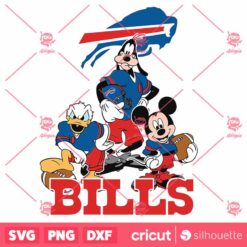 Buffalo Bills SVG Disney And Friens Nfl SVG