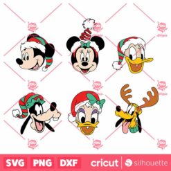 Bundle Character Disney Christmas SVG Disney Christmas SVG