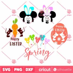 Bundle Mouse Head Easter SVG Disney Mouse Head SVG