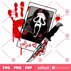 Call Me Scream SVG Ghostface SVG