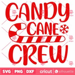 Candy Cane Crew SVG Christmas SVG