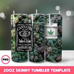 Cannnanis Jar Tumbler Wrap, 20oz Skinny Tumbler Wrap