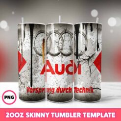 Car Brand Tumbler Wrap 11, 20oz Skinny Tumbler Wrap