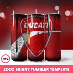 Car Brand Tumbler Wrap 14, 20oz Skinny Tumbler Wrap