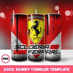 Car Brand Tumbler Wrap 16, 20oz Skinny Tumbler Wrap