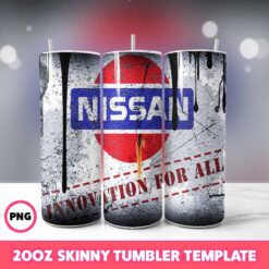 Car Brand Tumbler Wrap 2, 20oz Skinny Tumbler Wrap