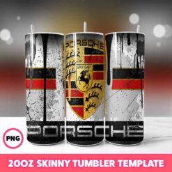 Car Brand Tumbler Wrap 24, 20oz Skinny Tumbler Wrap