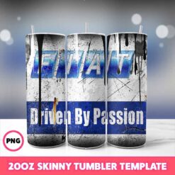 Car Brand Tumbler Wrap 27, 20oz Skinny Tumbler Wrap