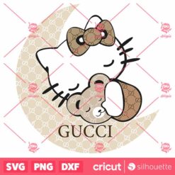 Cat Gucci Logo SVG Gucci Logo Fashion SVG