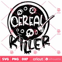 Cereal Killer Horror Halloween SVG