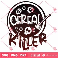 Cereal Killer SVG Funny Kids Halloween SVG