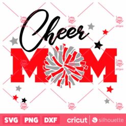 Cheer Mom Your Team SVG Cheerleader Life T Shirt Design SVG