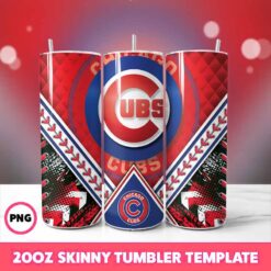 Chicago Cubs 20oz Tumbler Wrap, 20oz Tumbler Wrap