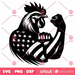 Chicken Flag SVG Farming SVG