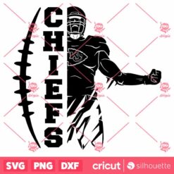 Chiefs Football Player SVG Digital Download