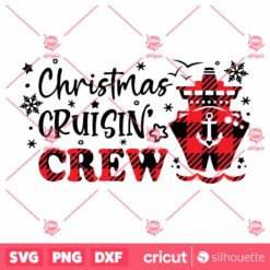 Christmas Cruising Crew SVG Family Ship Vacation SVG