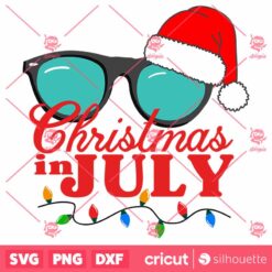 Christmas In July Summer Beach SVG Summer Vibes SVG