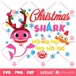 Christmas Shark SVG Baby Shark SVG