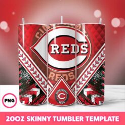 Cincinnati Reds 20oz Tumbler Wrap, 20oz Tumbler Wrap