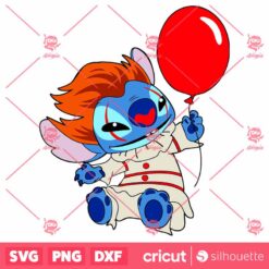 Clown It Bubble X Stitch SVG Stitch SVG