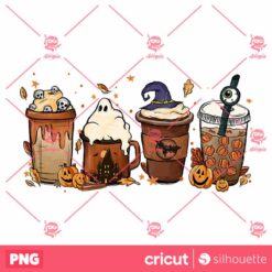 Cochalloween Coffee PNG Sublimation