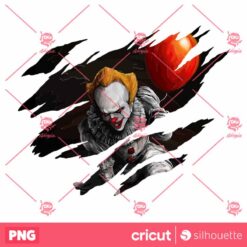 Crack Pennywise PNG Halloween Character PNG