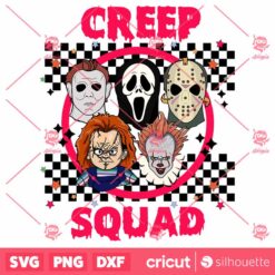 Creep Squad Horror Face SVG Creep Squad SVG