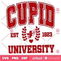 Cupid University SVG Valentine Day SVG