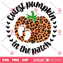 CutestPumpkin In The Patch SVG Autumn Fall Leopard Pumpkin SVG