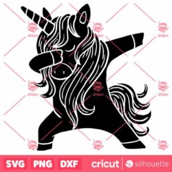 Dabbing Unicorn SVG, Dabbing SVG, Unicorn Dab SVG Funny Unicorn SVG