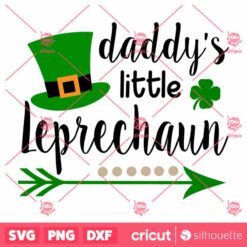 Daddys Little Leprechaun SVG