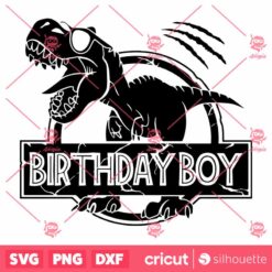 Dinosaur Birthday Boy SVG Dinosaur SVG