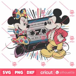 Disney The BestOf 1984 Cassette Birthday SVG