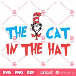 Dr Seuss SVG, Cat In The Hat SVG, Dr Seuss Hat SVG, Green Eggs And Ham SVG, Thing 1 Thing 2 SVG