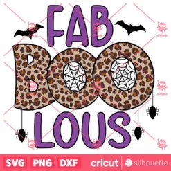 Fab Boo Lous SVG Spooky Halloween SVG